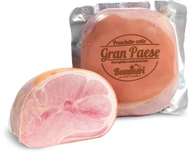 Prosciutto cotto Gran Paese  Bombieri - PEZZO DA CIRCA 4,2kg