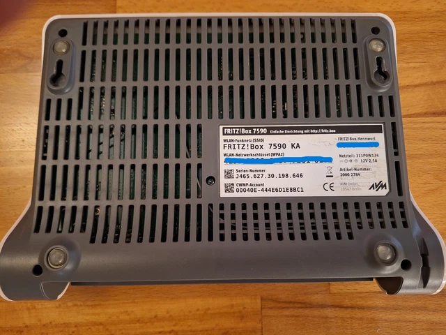 Wie Erkennt Man Ob Router Defekt Ist AVM FRITZ BOX 7590 - DSL Router / Modem - Defekt EUR 20,50 - PicClick DE