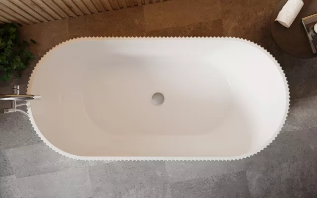 moderne freistehende Badewanne Standwanne Wanne 150 170 Design Luxus HINGUCKER 3