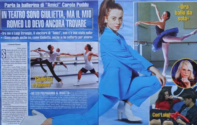 Italian Clipping Ritaglio 2022 CAROLA PUDDU in teatro sono Giulietta 4 PAGINE