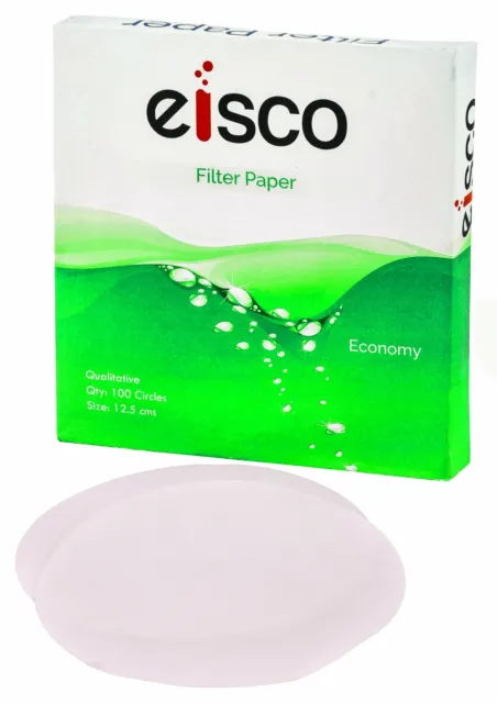 EISCO Qualitative Filter Paper, 11cm, Pack of 100