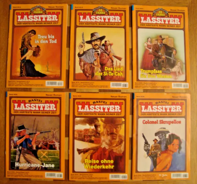 Lassiter Western 1.Auflage Der härteste Mann.. Nr. 2618/2619/2620/2632/2633/2639