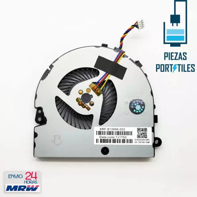 Fan Ventilador Compatible para HP 15-db0006AX 4 Pins