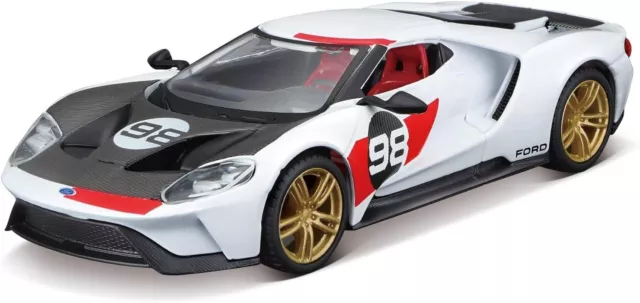 Bburago B18-41165 1:32 Race Heritage COLLECTION-2021 Ford GT, Assorted...