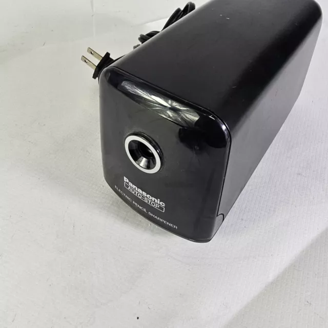 Panasonic Sharpener KP-380 Black Electric Pencil Sharpener Auto-Stop Japan Works 2