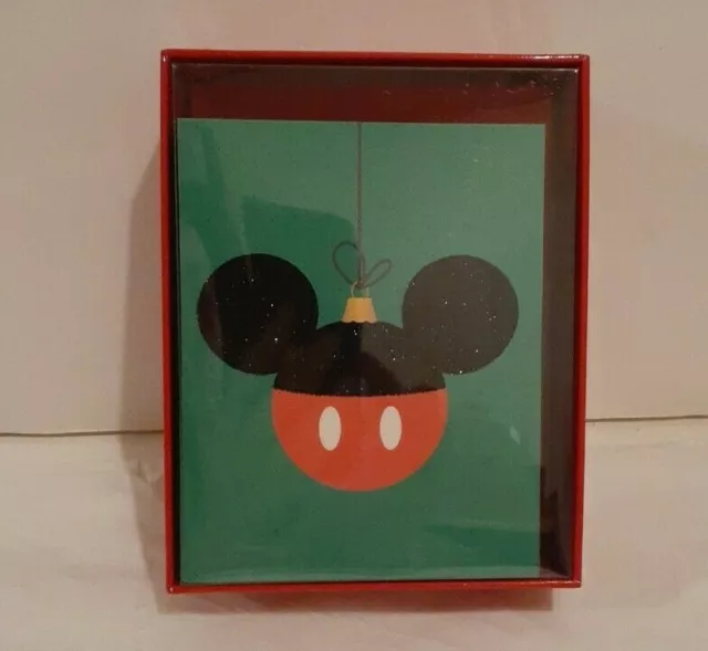 Papyrus Christmas Cards Boxed, Mickey Mouse Holiday Ornament (20-Count) NEW!