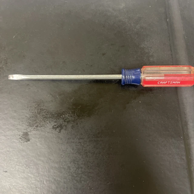 Vintage Craftsman USA Flathead Slotted Screwdriver  1/8