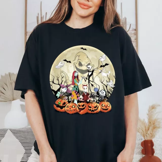 The Nightmare Before Christmas Jack Sally Oogie Boogie Halloween T-Shirt