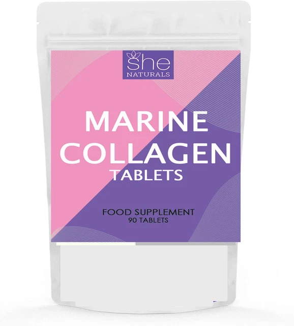 MARINE COLLAGEN TABLETS Capsules Hyaluronic Acid 1000mg 365 UK