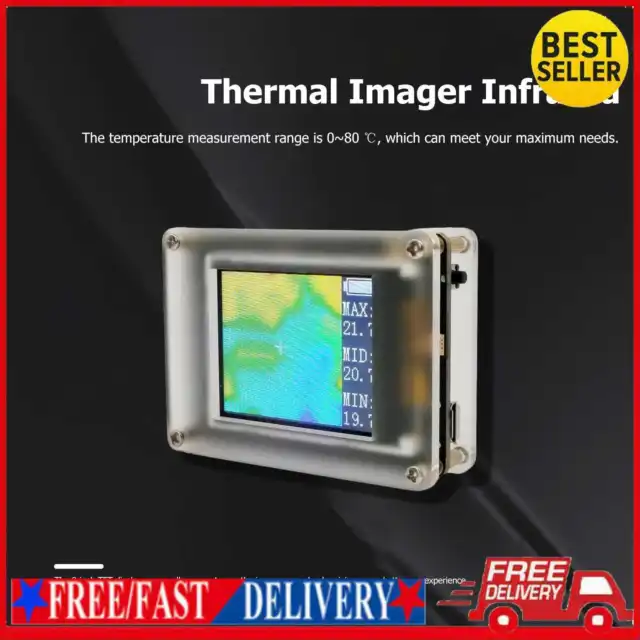 AMG8833 Thermal Imager a infrarossi risoluzione 8x8 display TFT 1,8 pollici (bianco)