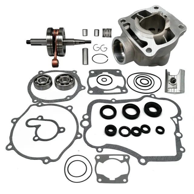 Complete Engine Rebuild Kit Cylinder Piston Crankshaft For Yamaha YZ85 2002-2014