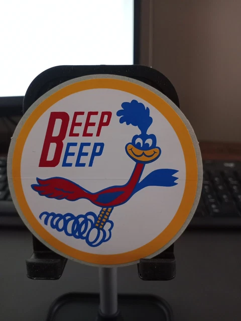Road Runner Beep Beep Vinyl Decal Sticker Cartoon Vintage Plymouth Car Laptop