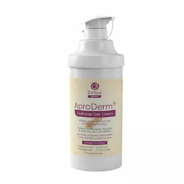 AproDerm Colloidal Oat Cream 500ml **Suitable From Birth For Baby And Adults