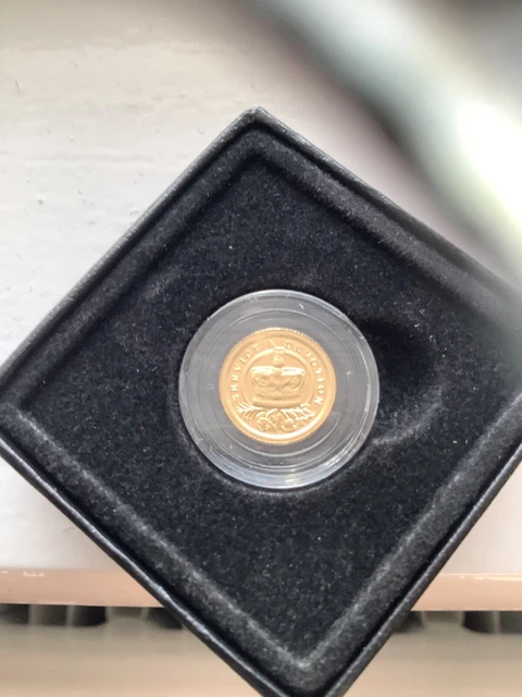 THE 2022 QUEEN ELIZABETH II TRIBUTE GOLD ONE EIGHTH SOVEREIGN ltd