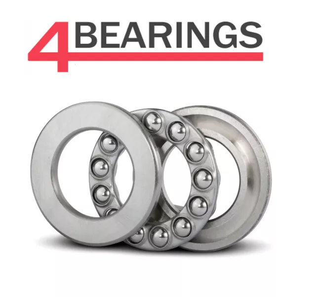 51102 15mm x 28mm x 9mm 3 Part Thrust Ball Bearing