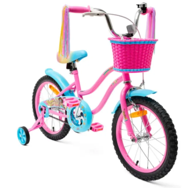 Barbie Malibu Bike Kids Bike Bicycle 40cm (4-7 years) Removable Training Wheel