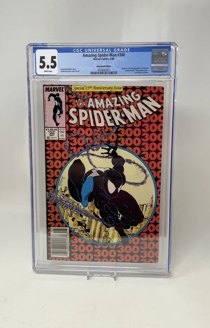 Amazing Spider-Man #300 Newsstand CGC 5.5 1st Full Appearance Venom Marvel MCU