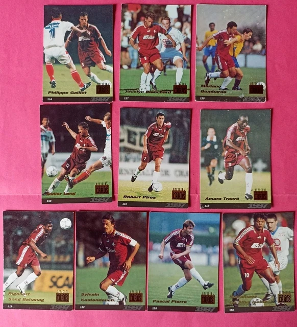 ROBERT PIRES FC METZ #179 ROOKIE PANINI FOOT 1995 COLLECTION FOOTBALL