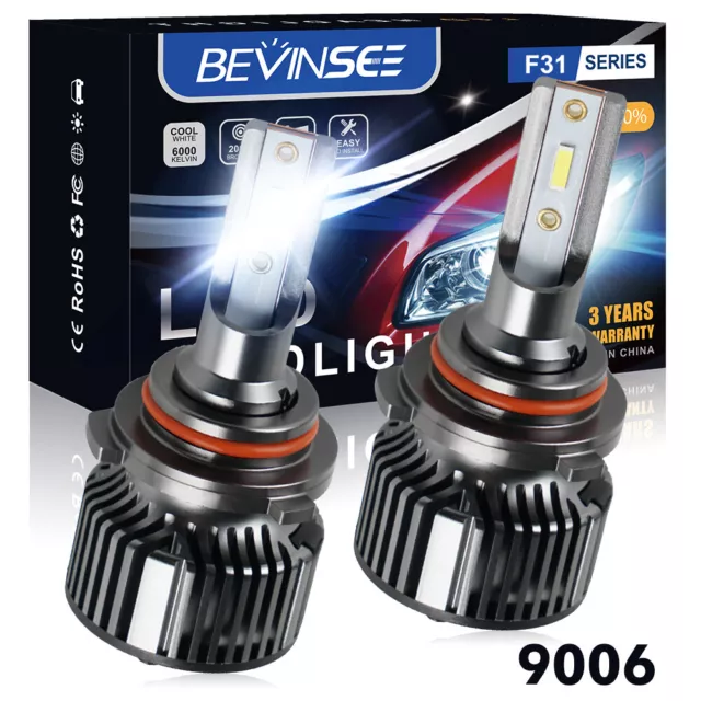 Bombillas antiniebla LED Bevinsee HB4 para BMW Serie 3 E46 E60 E63 E90 lámpara de conducción