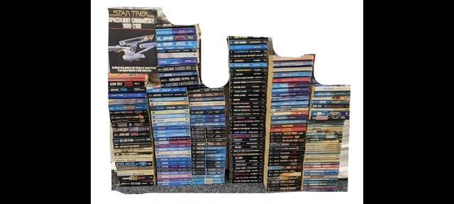 199x STAR TREK UMTIMATE BOOK BUNDLE NEXT GENERATION TREKKIE XMAS GIFT NOVELS