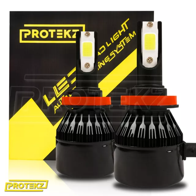 LED Light Bulb Kit Protekz 9006 HB4 6000K W for Acura Vigor Integra MDX CL CSX