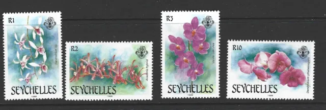 FRANCOBOLLI SEYCHELLES: 1988 Orchidee