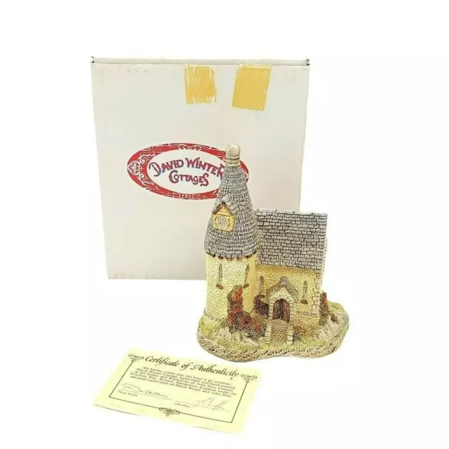 David Winter Cottages The Chapel 1984 COA Original Box