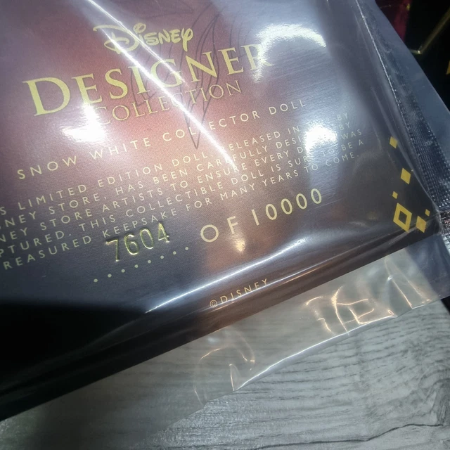 DISNEY STORE SNOW White Ultimate Princess Celebration Limited Edition ...