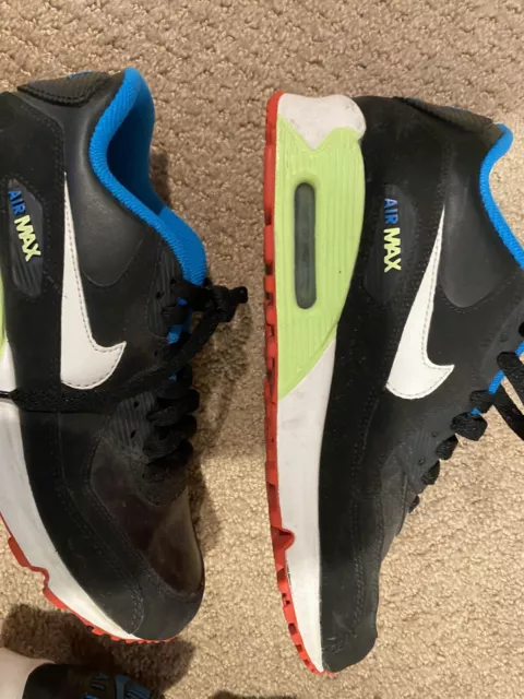 Nike Air Max 90 - 2 Pair boys grade school running shoes size 7Y 2