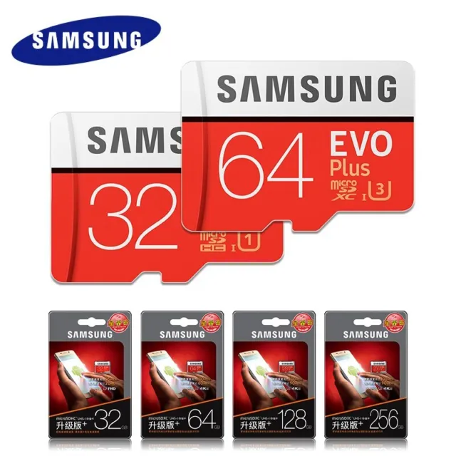Samsung EVO Plus 32GB/64 GB/128GB Classe 10 UHS-I MicroSD Memory Card