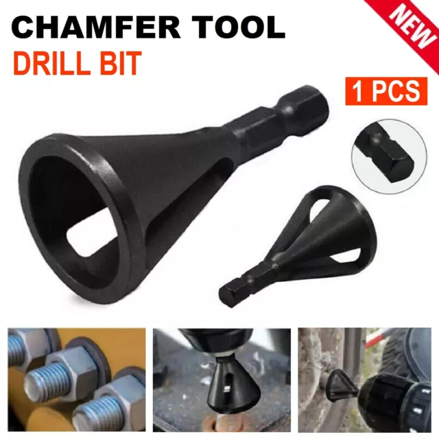 Deburring External Chamfer Tool Remove Burr Tool Drill Bit Tool Hex Tool Hot AU