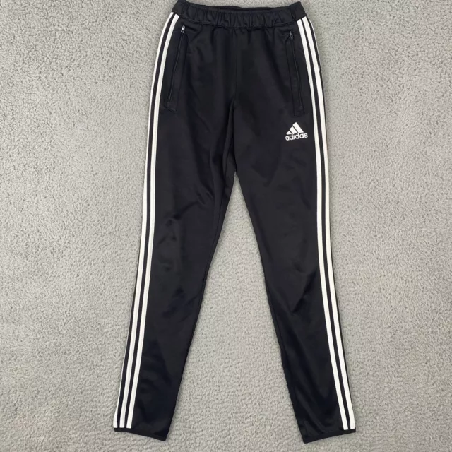 Adidas Climacool Black 3 Stripes Training Pants Ankle Zip Youth Size XL / YXL