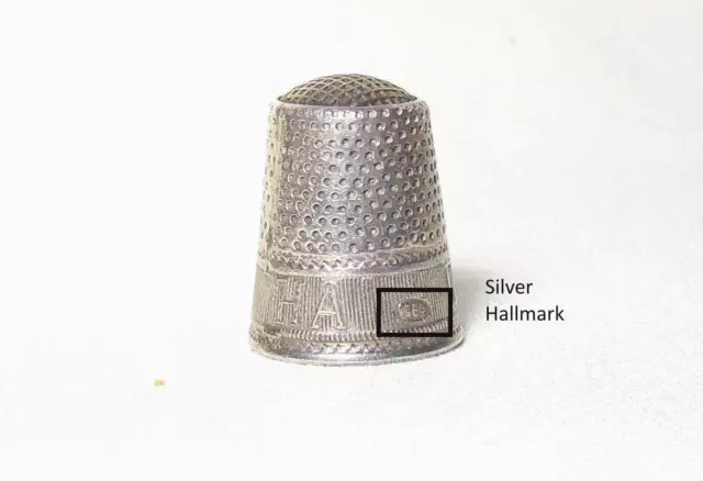 Russian silver thimble c1908-1926 2