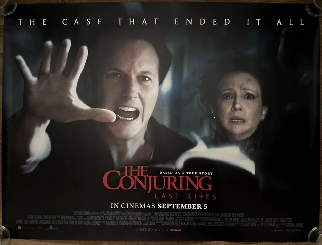 THE CONJURING LAST Rites Original UK Quad Cinema Film Poster £10.80 ...