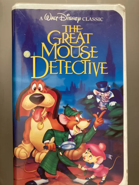 Walt Disney's Black Diamond Classic THE GREAT MOUSE DETECTIVE VHS