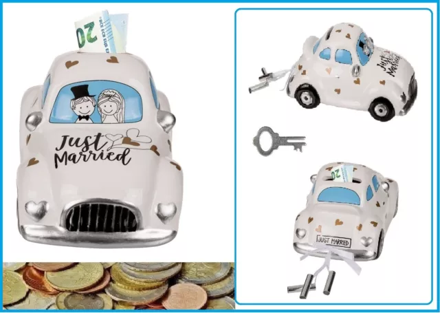 Coches de Boda Limusina Hucha Dojust Casados Hochzeitskasse Dinero Regalo