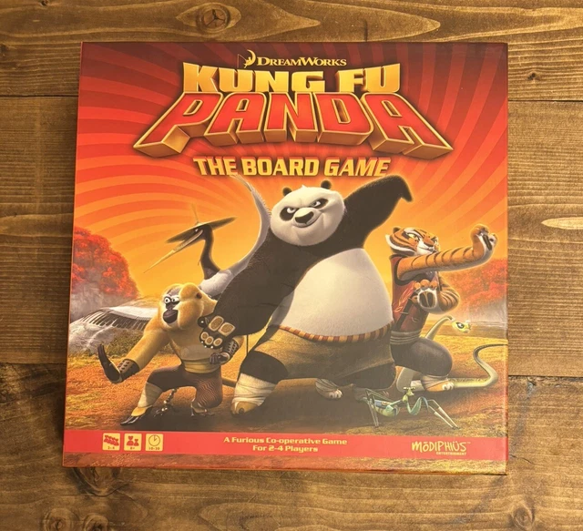 KUNG FU PANDA Board Game + Kickstarter Masters expansion, Excellent ...