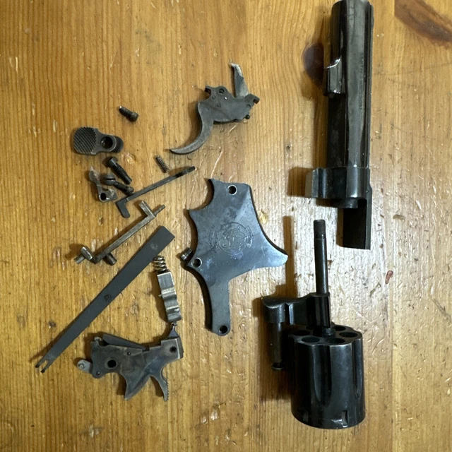 SMITH & WESSON Model 10 K Frame 38 SPECIAL USED PARTS LOT - S&W .38 Bull Barrel