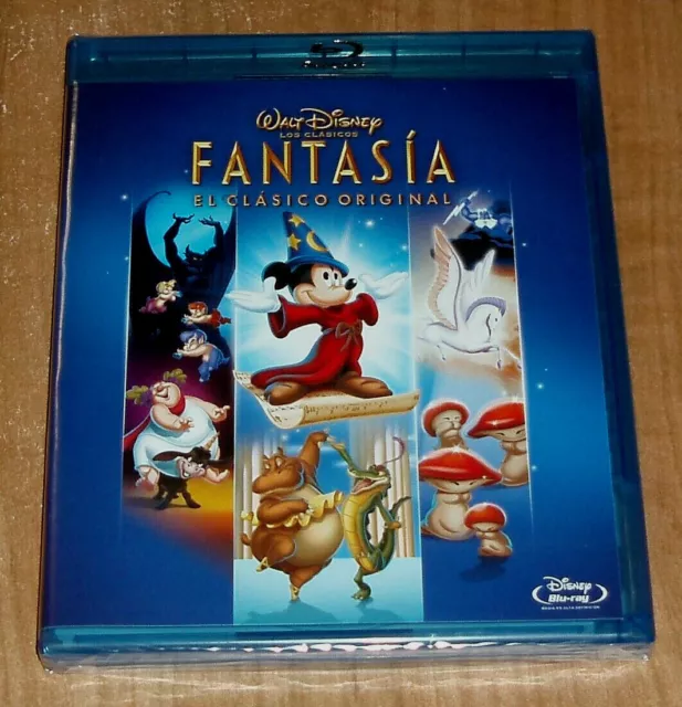 Fantasia Clasico Disney Nº 3 Blu-Ray Nuevo Precintado Animacion (Sin Abrir) R2