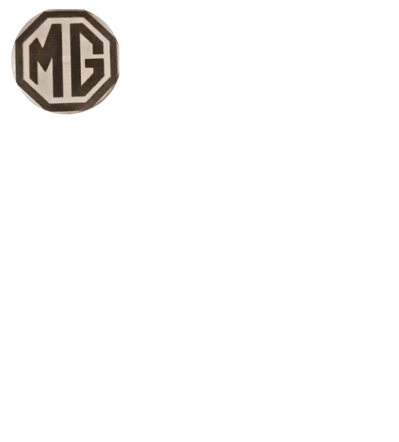 thumbnail image 2 of Genuine MG Car Emblem Badge Insert (54mm) | Boot Or Bonnet Logo - New Old Stock 2 of 5