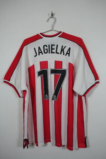Vintage Sheffield United 2002/2004 Home Football Shirt #8 Phil Jagielka 46/48