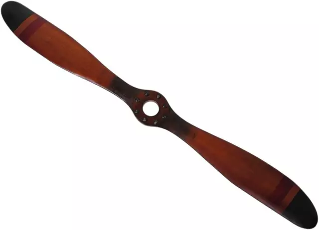 Deco 79 Traditional Wooden Airplane Propeller Decor 5 H x 48 L Polished Deco 79 Traditional Wooden Airplane Propeller Decor 5 H x 48 L Polished