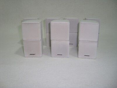 1x Bose Jewel Center Haut-Parleur Blanc Lifestyle & Acoustimass Haut État 