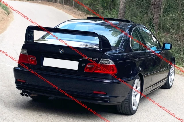 Becquet Aileron Coffre BMW Série 3 E46 Coupé - Spoiler Lame 1999-2006 - PU Prêt à Peindre