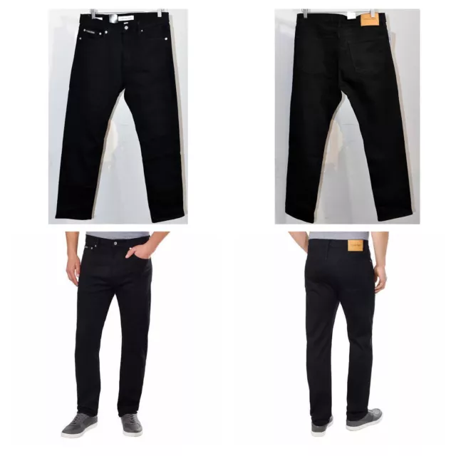 Men's Slim Straight Jean Slim Fit Black Calvin Klein