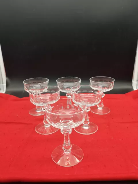 6 Coupes villeroy et boch cristal