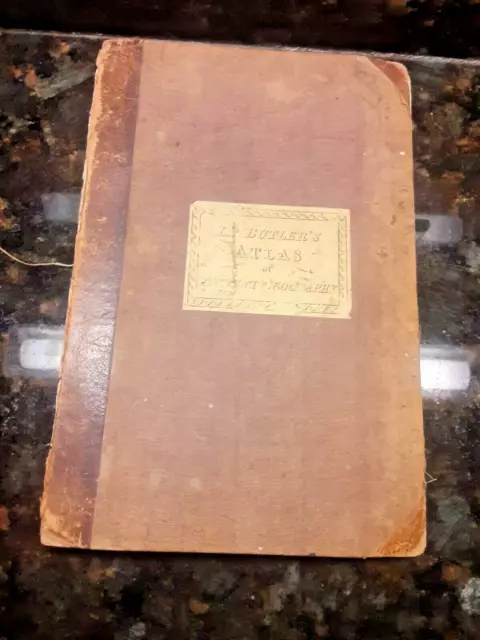 1847 BUTLER WITH 21 MAPS An Atlas of Antient Geography By Samuel Butler, D.D. -