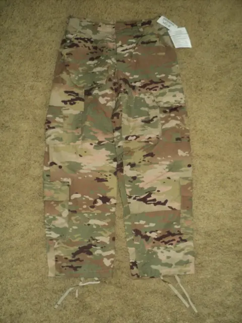 US Army Issue Flame Resistant Multicam OCP Combat Pants Trousers SMALL SHORT