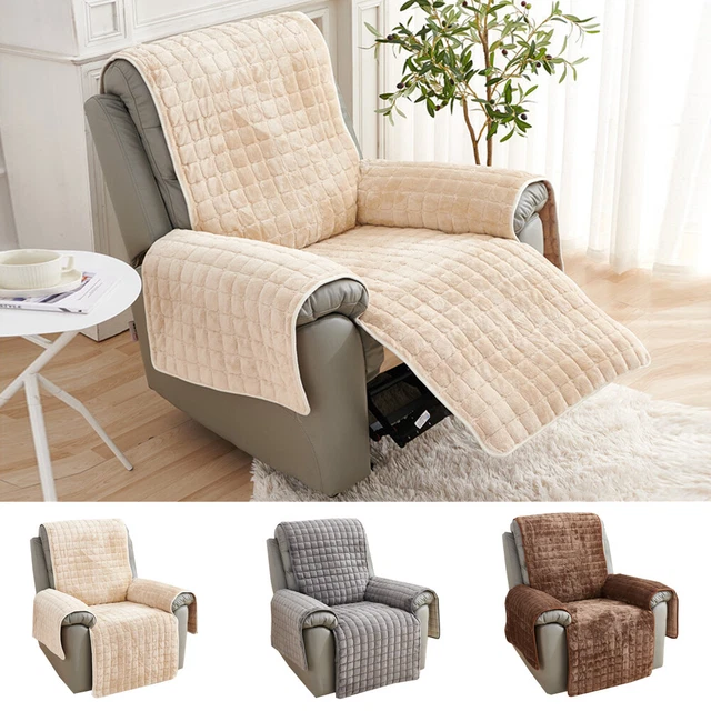 Housse Extensible 4 Pièces Ebeta Housse Fauteuil Relax 4 Pièces - Tissu Extensible Antidérapant Avec Poche Housse Extensible Lavable