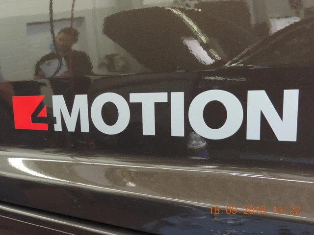 Original VW T6 Crafter Schriftzug 4Motion Emblem Logo Selbstklebend 2h6853675b Mgm